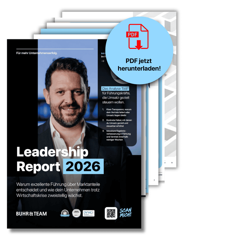 Leadership Report 2026 BUHR & TEAM Cover jetzt herunterladen! 2